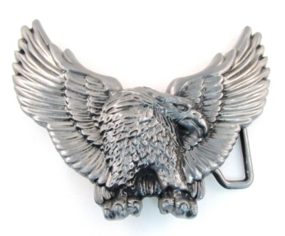 flying eagle gray small belt buckle