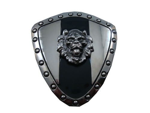 Lion Head Shield Belt Buckle