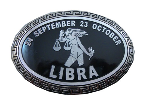 Astrology Sign Libra Belt Buckle