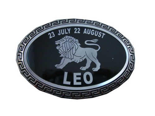 Astrology Sign Leo Belt Buckle