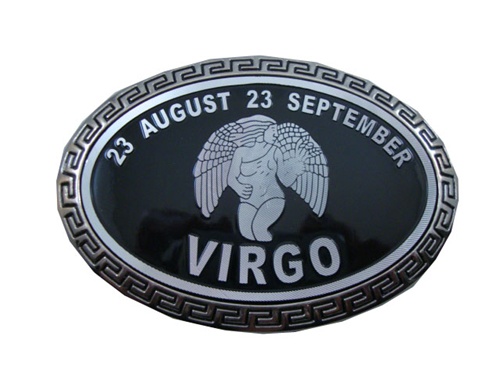 Astrology Sign Virgo Belt Buckle
