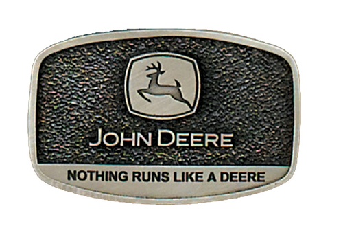 Metal John Deere Belt Buckle