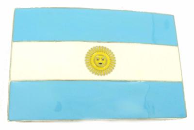 argentina flag belt buckle