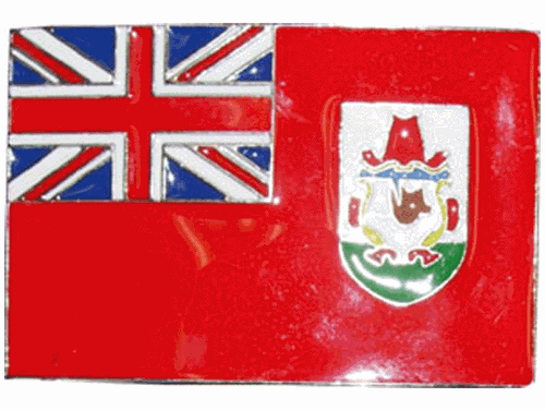 Bermuda Flag Belt Buckle