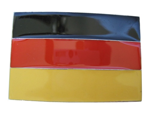 German Flag Belt Buckle