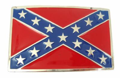 confederate flag belt buckle