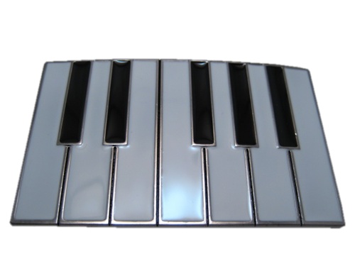 Piano Keys Belt Buckle