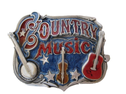 Country Music Belt Buckle