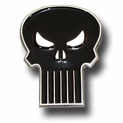 Punisher Belt Buckle Black Skull Symbol