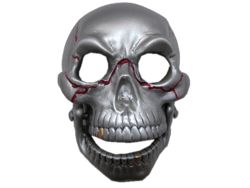 Skull with Moving Jaw Belt Buckle
