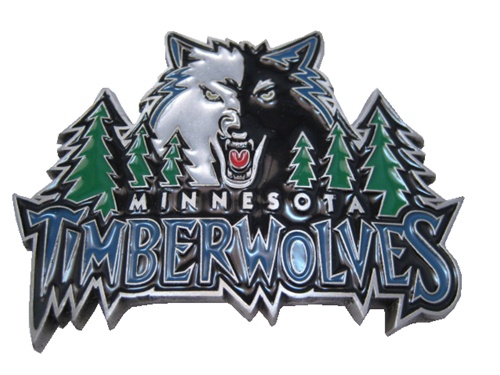 Minnesota Timberwolves NBA Logo Belt Buckle