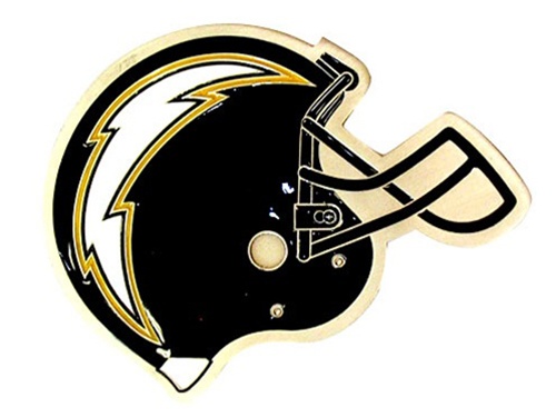 San Diego Chargers NFL Logo Belt Buckle
