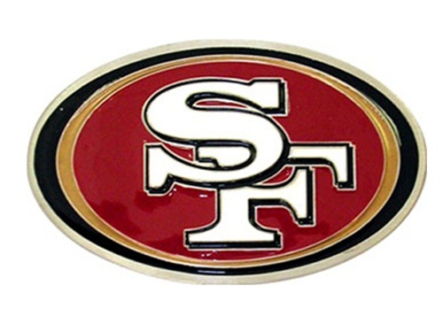 San Francisco 49ers NFL Logo Belt Buckle