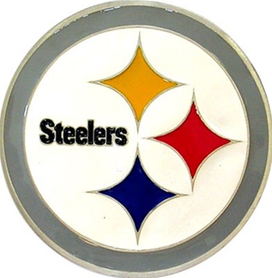 Pittsburgh Steelers NFL Logo Belt Buckle