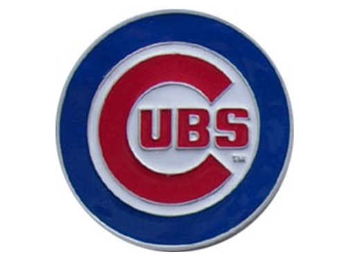 Chicago Cubs Baseball Logo Belt Buckle