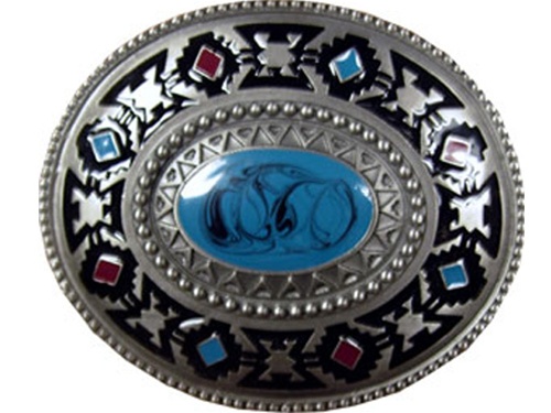 Western with Stone Belt Buckle
